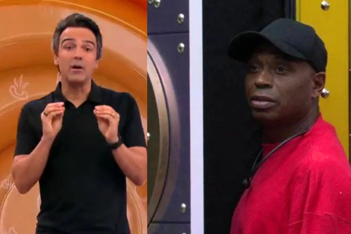 Edilson Capetinha recebe noticia da Globo apos ser expulso no