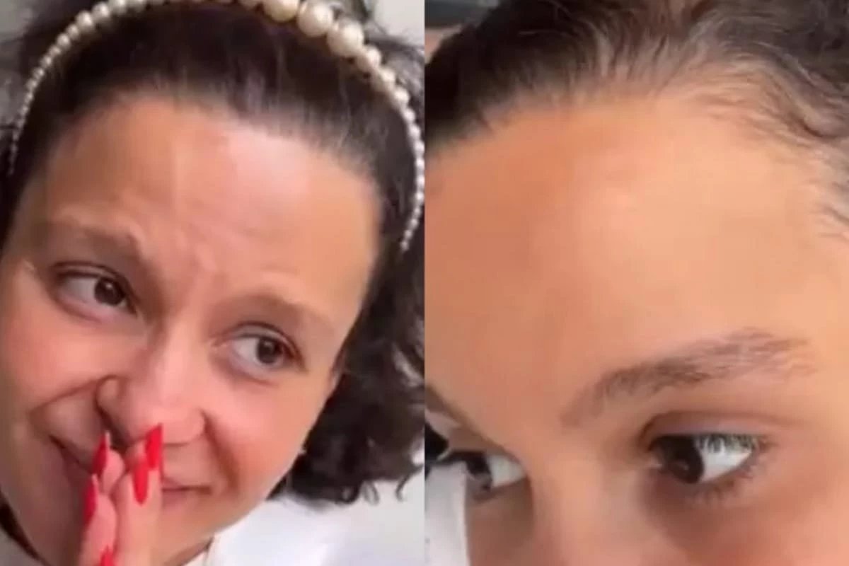 Emocionada Maiara revela cabelo natural e compara fios atuais aos