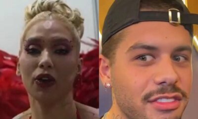 Esta foi a franca reacao de Ze Felipe apos Virginia