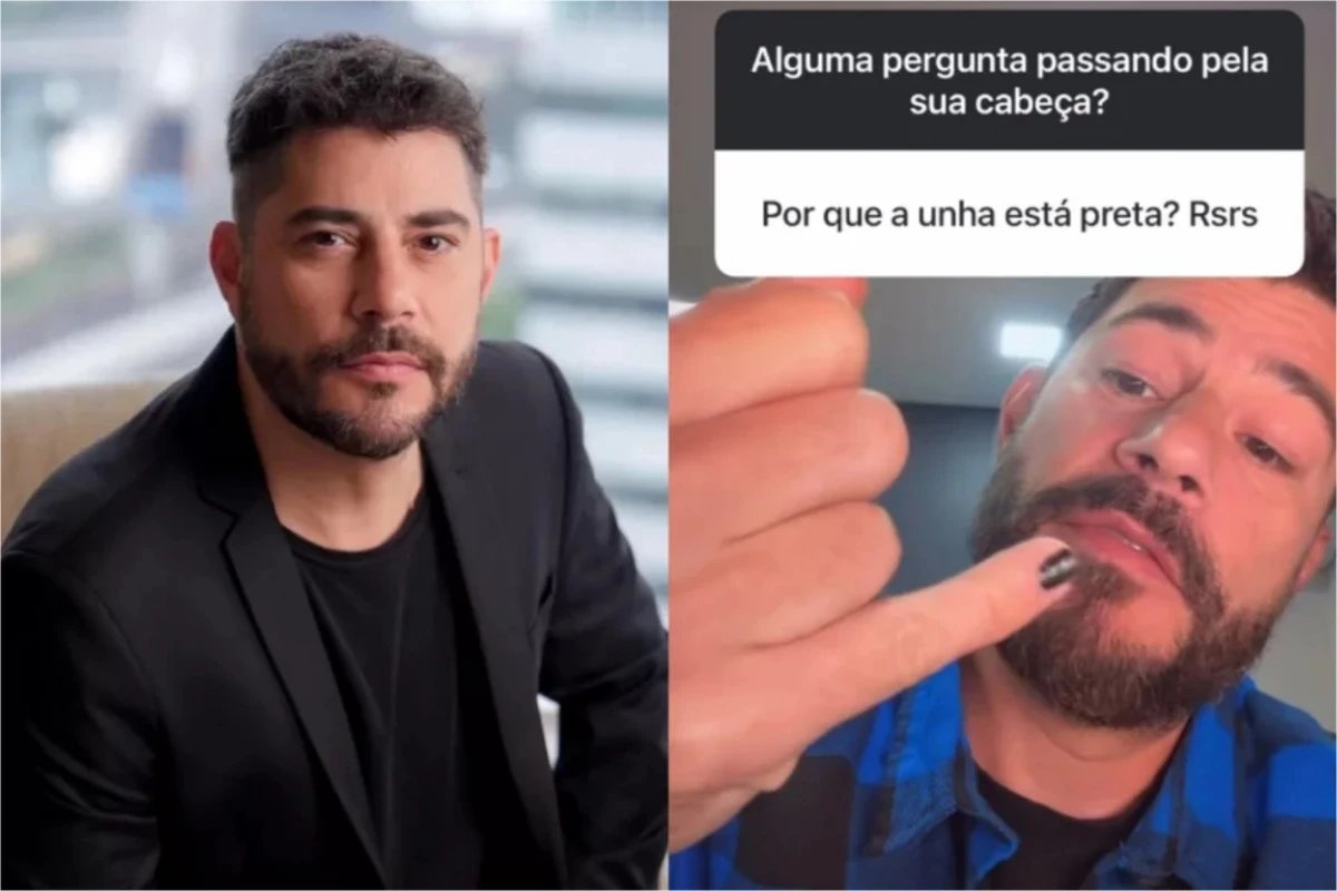 Evaristo Costa revela nas redes sociais por que decidiu pintar