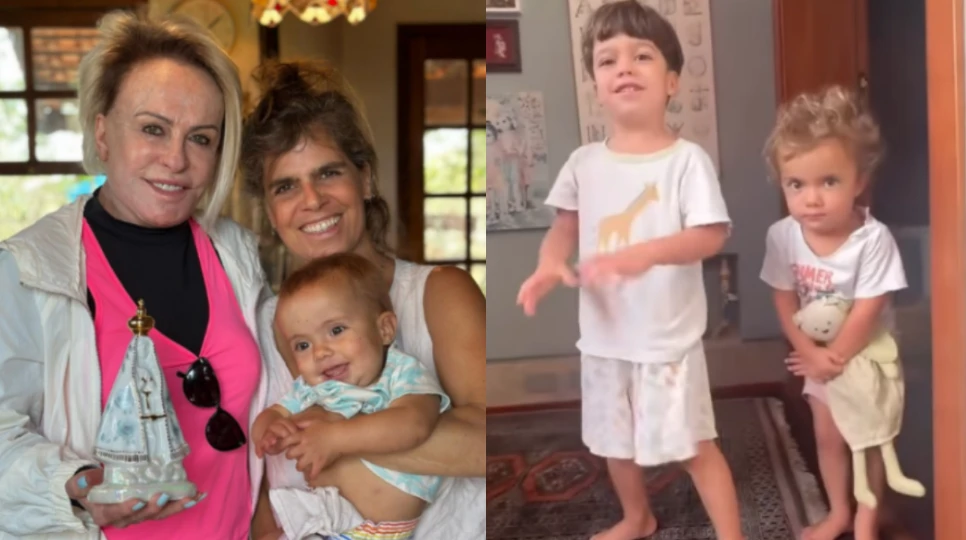 Filha de Ana Maria Braga mostra netos mais novos.webp