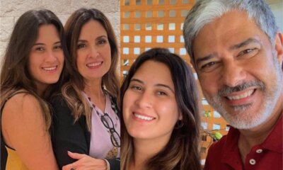 Foto rara mostra filha de Fatima Bernardes e William Bonner