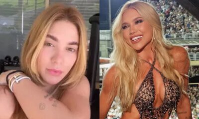 Indignada com ocorrido Virginia Fonseca abandona Desfile das Campeas e