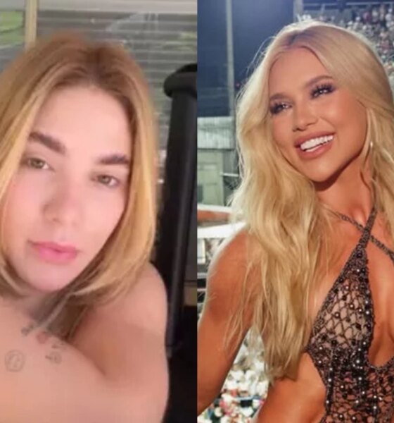 Indignada com ocorrido Virginia Fonseca abandona Desfile das Campeas e