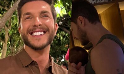 Klebber Toledo encanta seguidores ao mostrar novos momentos com a