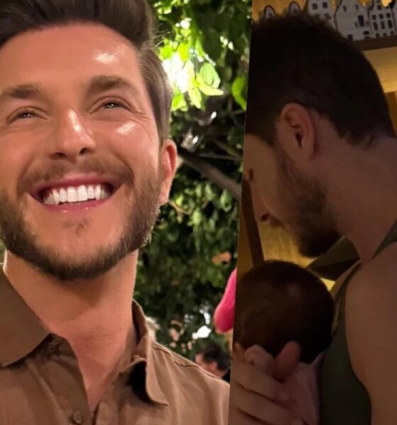 Klebber Toledo encanta seguidores ao mostrar novos momentos com a