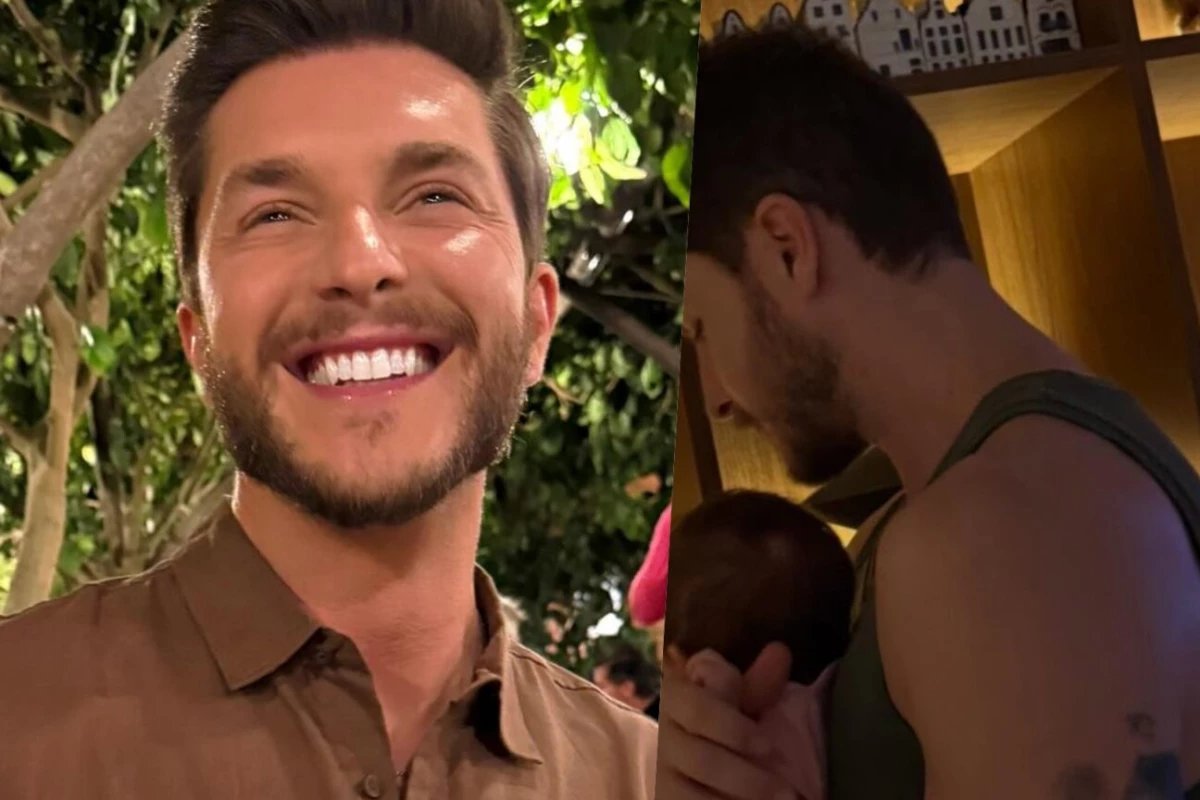 Klebber Toledo encanta seguidores ao mostrar novos momentos com a