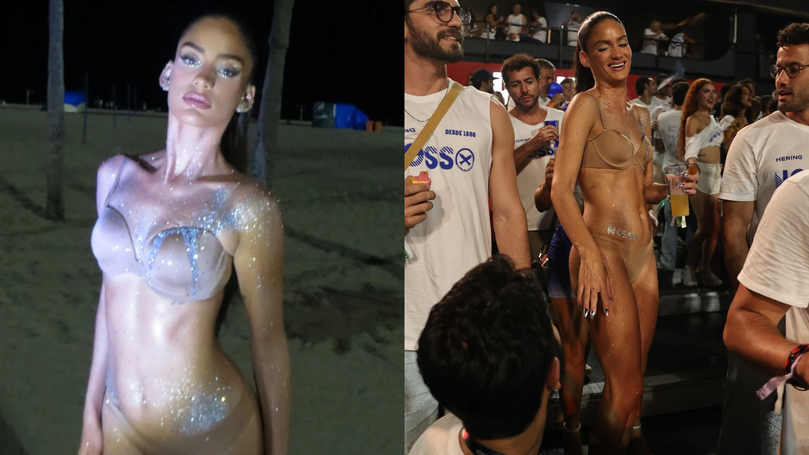 Laura Fernandez aposta em calcinha e sutia para camarote.webp