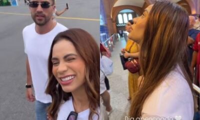 Lexa e Ricardo Vianna homenageiam Sofia em missa que marca