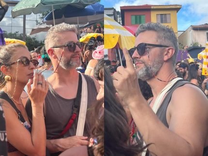 Lucas Lima ganha passe livre namorada e beija outra em