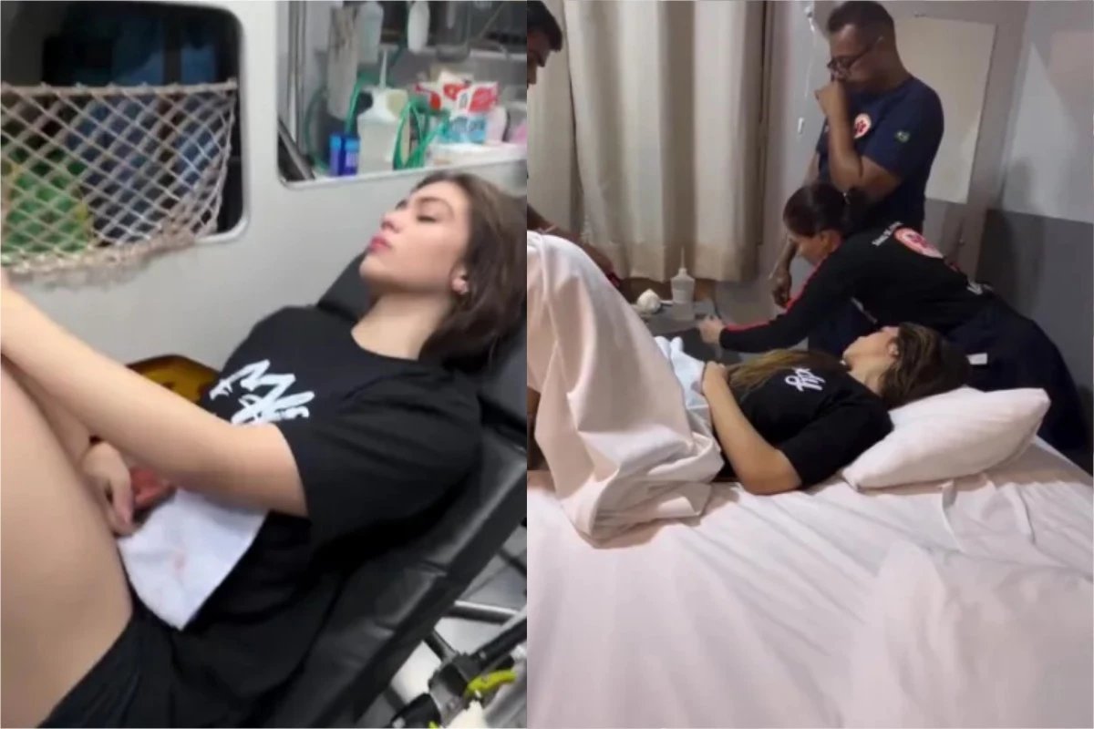 Melody passa mal durante show e deixa o local em