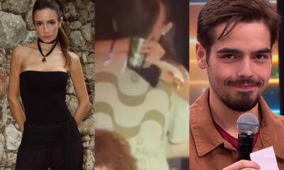 Moca que foi vista aos beijos com o filho de