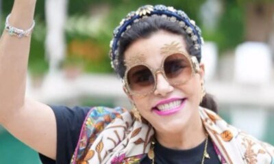 Narcisa Tamborindeguy sofre queda ao deixar baile no Copacabana Palace