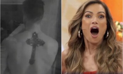 Patricia Poeta se assusta ao ver Jonas cumprindo promessa pelado