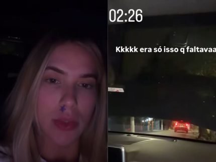 Perrengue chique carro de Virginia quebra apos madrugada em salao