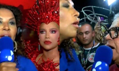 Reporter e repreendida ao vivo apos falar com Virginia Fonseca