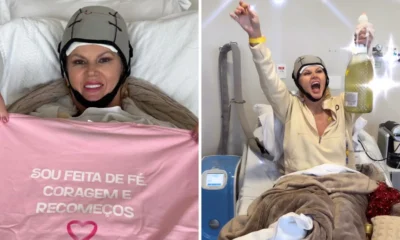 Val Marchiori comemora ultima quimioterapia do tratamento de cancer.webp