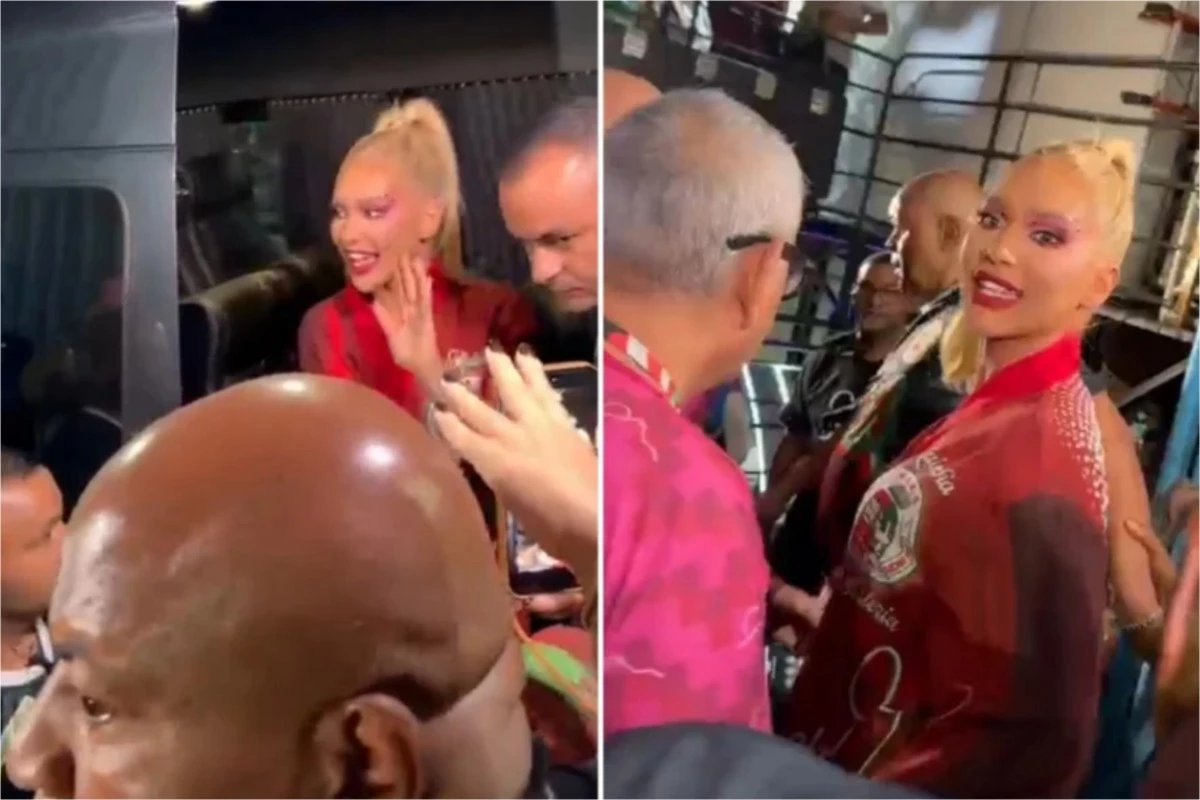 Video Virginia e vaiada durante desfile da Grande Rio na