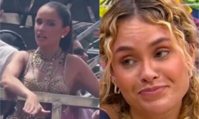 Video mostra reacao de Juliette ao ver Sarah Andrade sendo