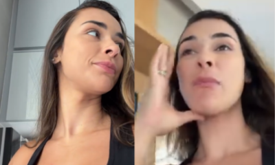 Visitinhas inesperadas Taina Militao flagra gambas dentro de casa e