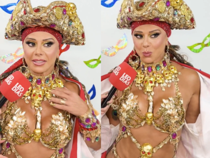 Viviane Araujo fala sobre desfile do Salgueiro e revela detalhes