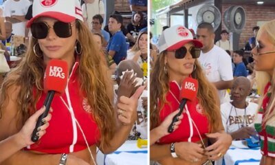 Viviane Araujo fica cara a cara com Virginia e expoe