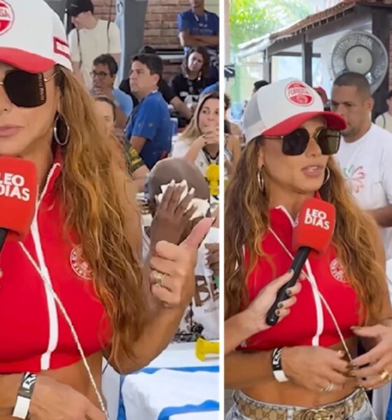 Viviane Araujo fica cara a cara com Virginia e expoe