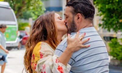 Viviane Araujo minimiza beijo tecnico com Belo em novela e