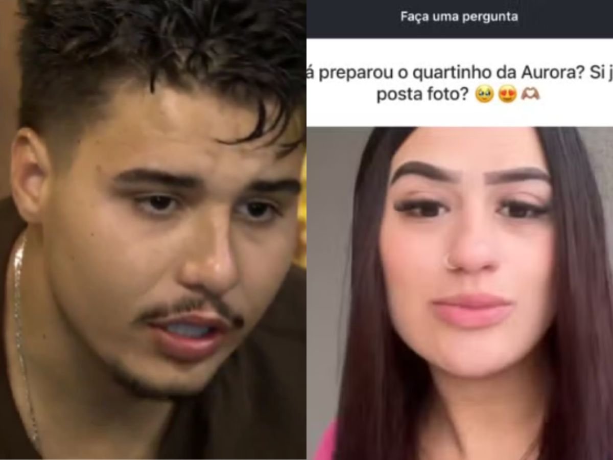 Ex de Pedro, do BBB26, Rayne Luiza revela que filha não terá quartinho. (Reprodução: TV Globo e Instagram)