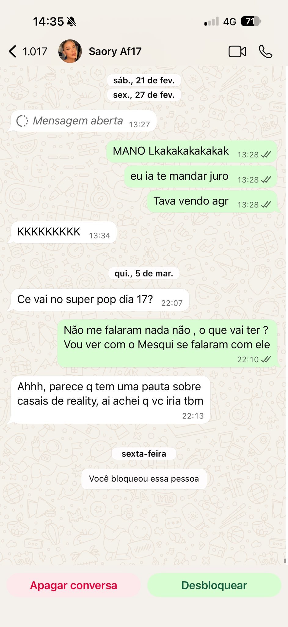 Reprodução: X/@DudaWendling