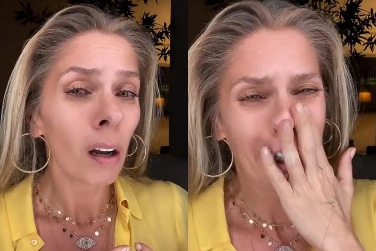 Adriane Galisteu e abalada pelo luto e se manifesta apos