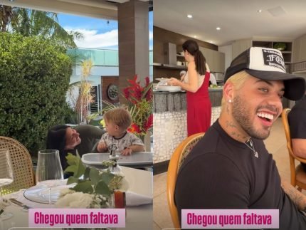 Ana Castela e Ze Felipe voltaram Reencontro em almoco de