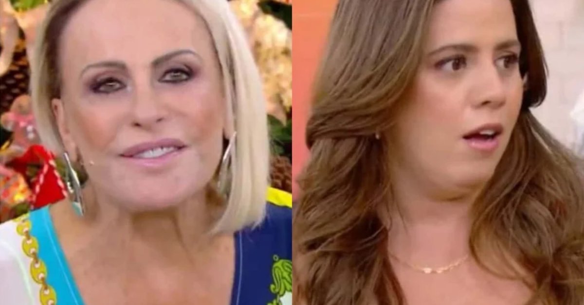 Ana Maria Braga da corte ao vivo em Tati Machado