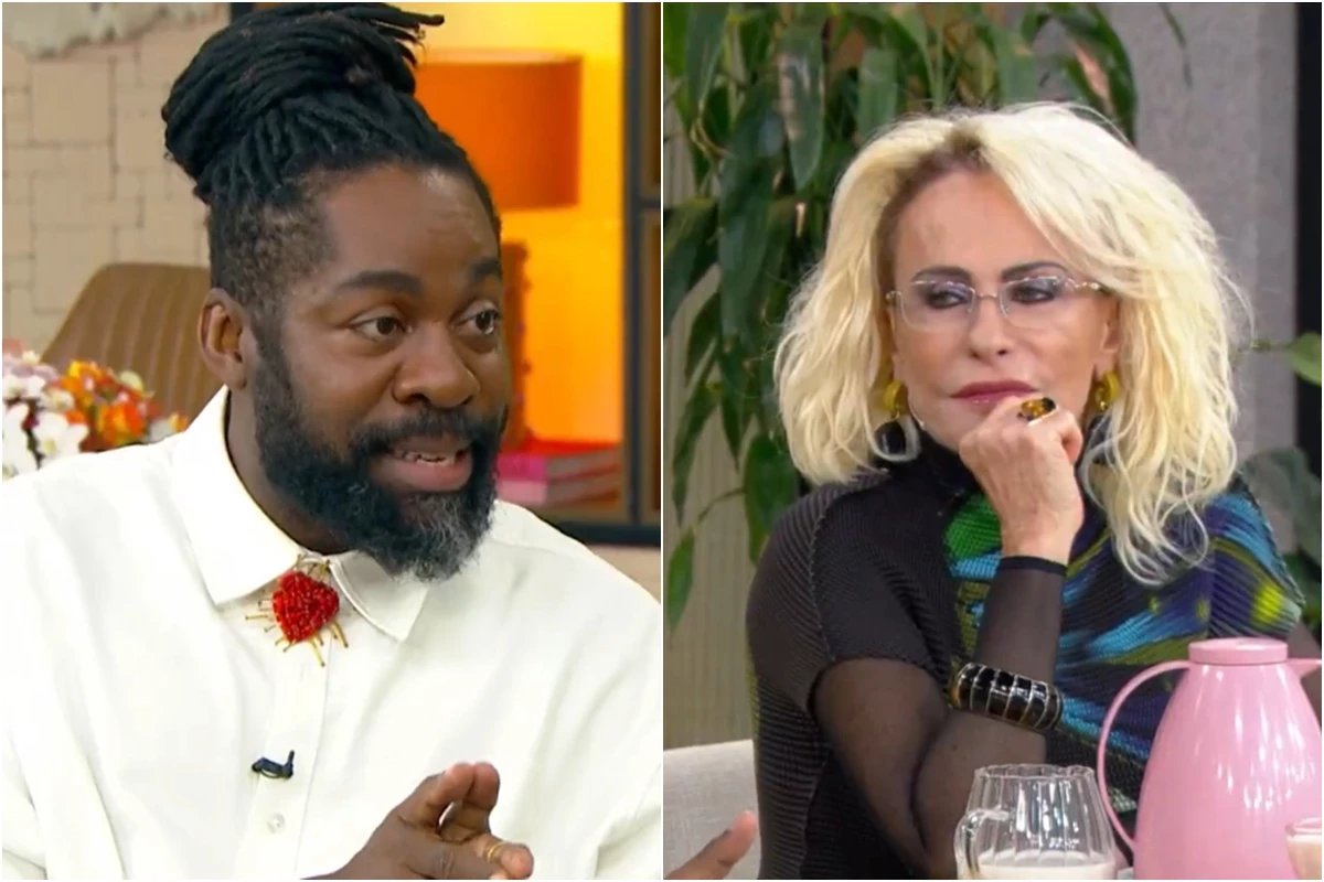 Ana Maria pergunta a Lazaro Ramos sobre separacao de Tais