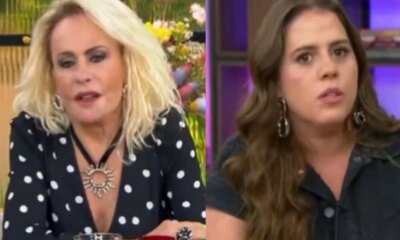 Ao vivo no Mais Voce Tati reage e deixa o