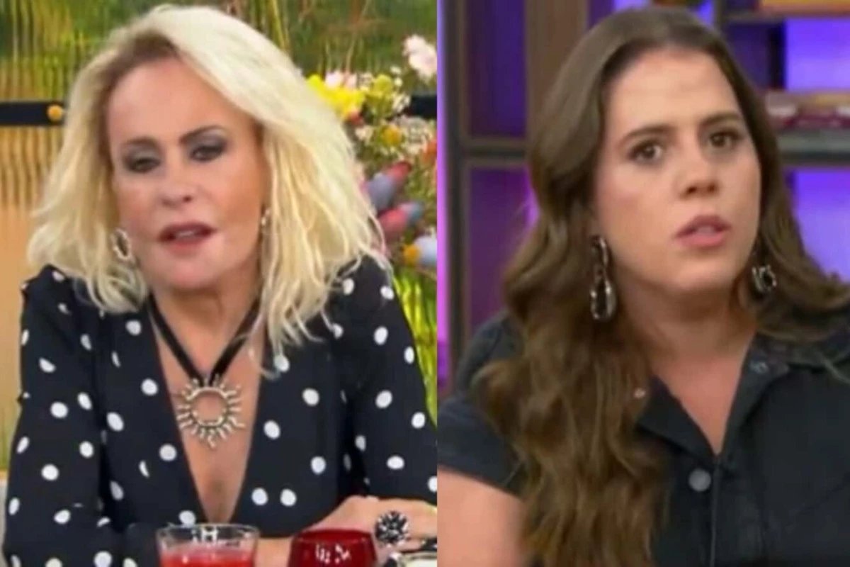 Ao vivo no Mais Voce Tati reage e deixa o