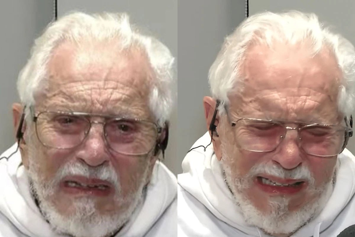 Aos 90 anos Carlos Alberto de Nobrega chora ao falar