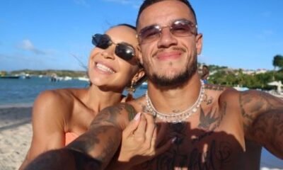 Apos rumores de crise Philippe Coutinho e Aine curtem ferias