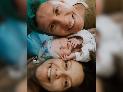 Apresentadora da LeoDias TV Taisa Pelosi da a luz Clara