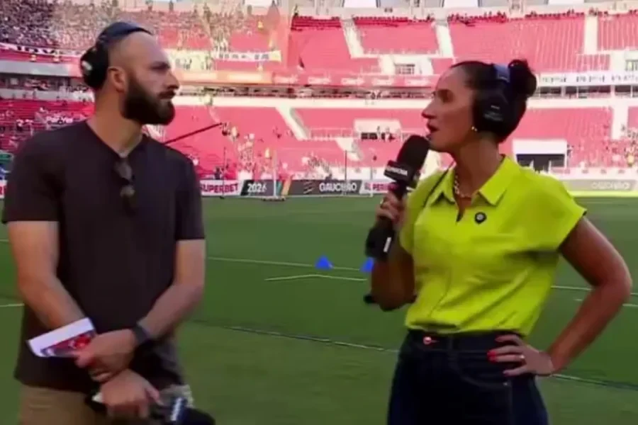Apresentadora do Globo Esporte e xingada durante transmissao ao.webp