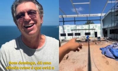 Boninho mostra avanco das obras do novo reality show Casa