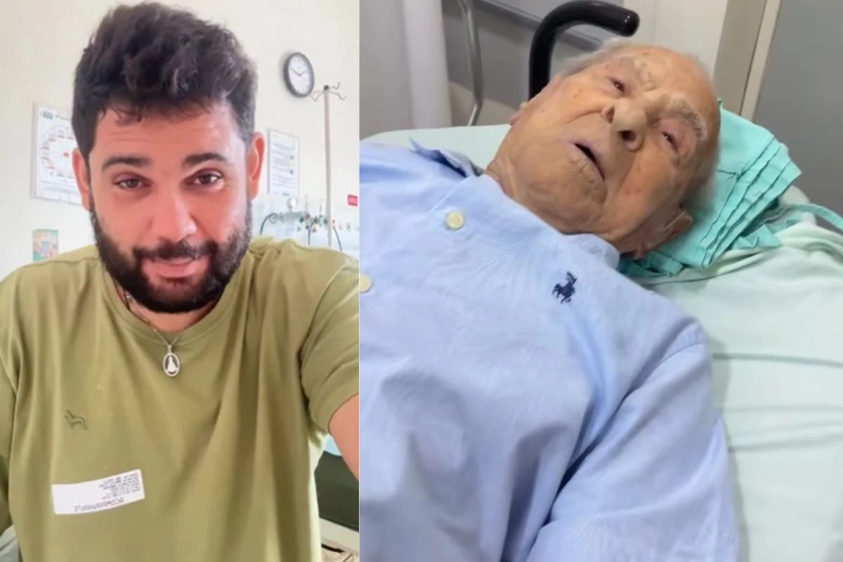 Chega noticia do Vovo Anesio direto do hospital apos cirurgia