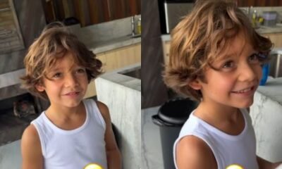 Dom filho de Wesley Safadao tira nota alta na escola