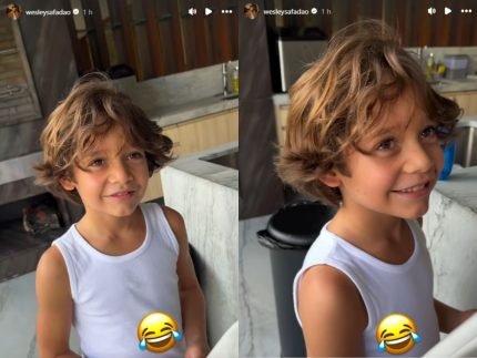 Dom filho de Wesley Safadao tira nota alta na escola