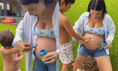 Em familia Sthefany Brito revela nome do terceiro filho que