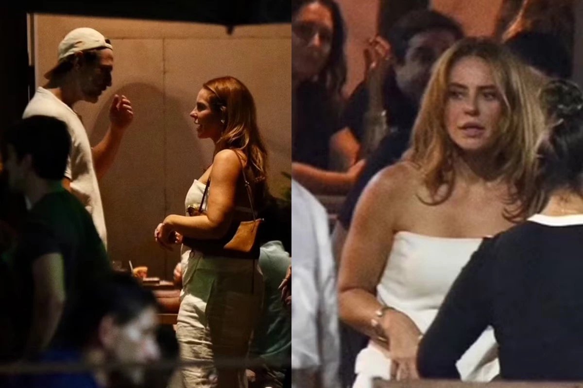 Essa foi a reacao de Paolla Oliveira ao esbarrar com