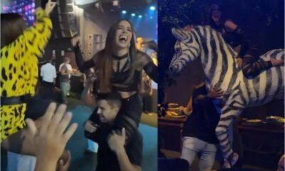 Famosos quebram as regras impostas por Anitta em sua festa