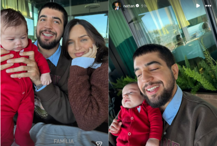 Filha de Nattan e Rafa Kalimann rouba a cena em