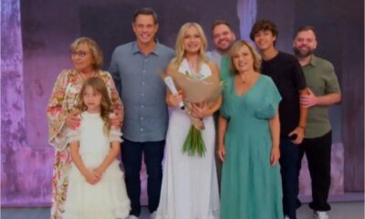 Filhos de Eliana roubam a cena na estreia da apresentadora