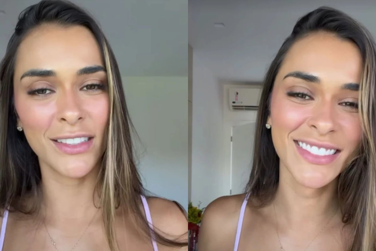 Gravida Taina Militao revela detalhes da gestacao com Eder Militao